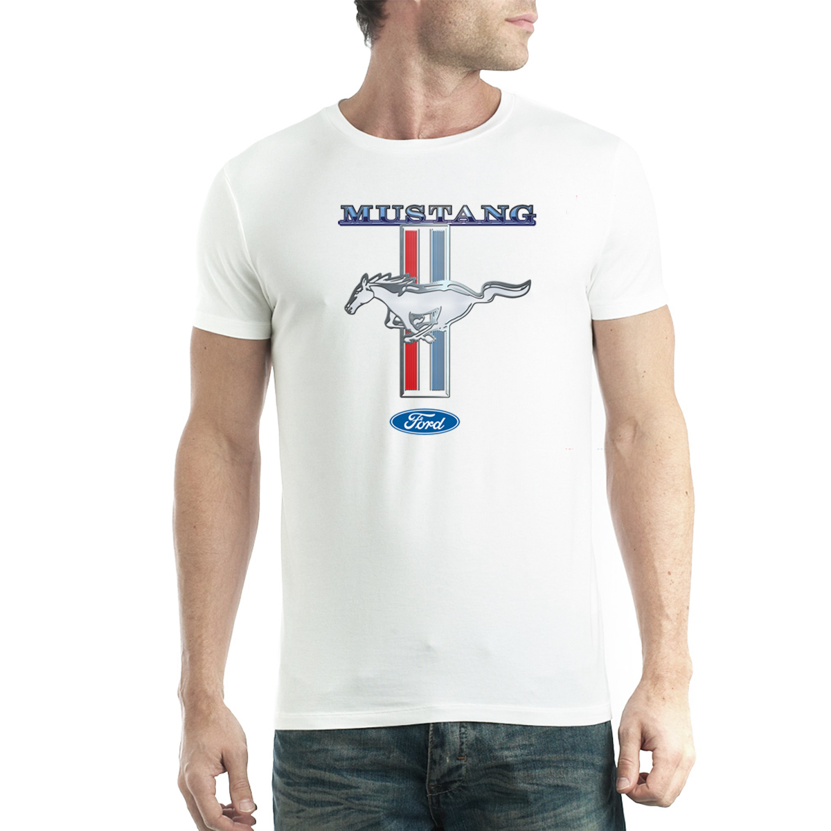 FORD MUSTANG COBRA Logo T-shirt homme XS-5XL 
