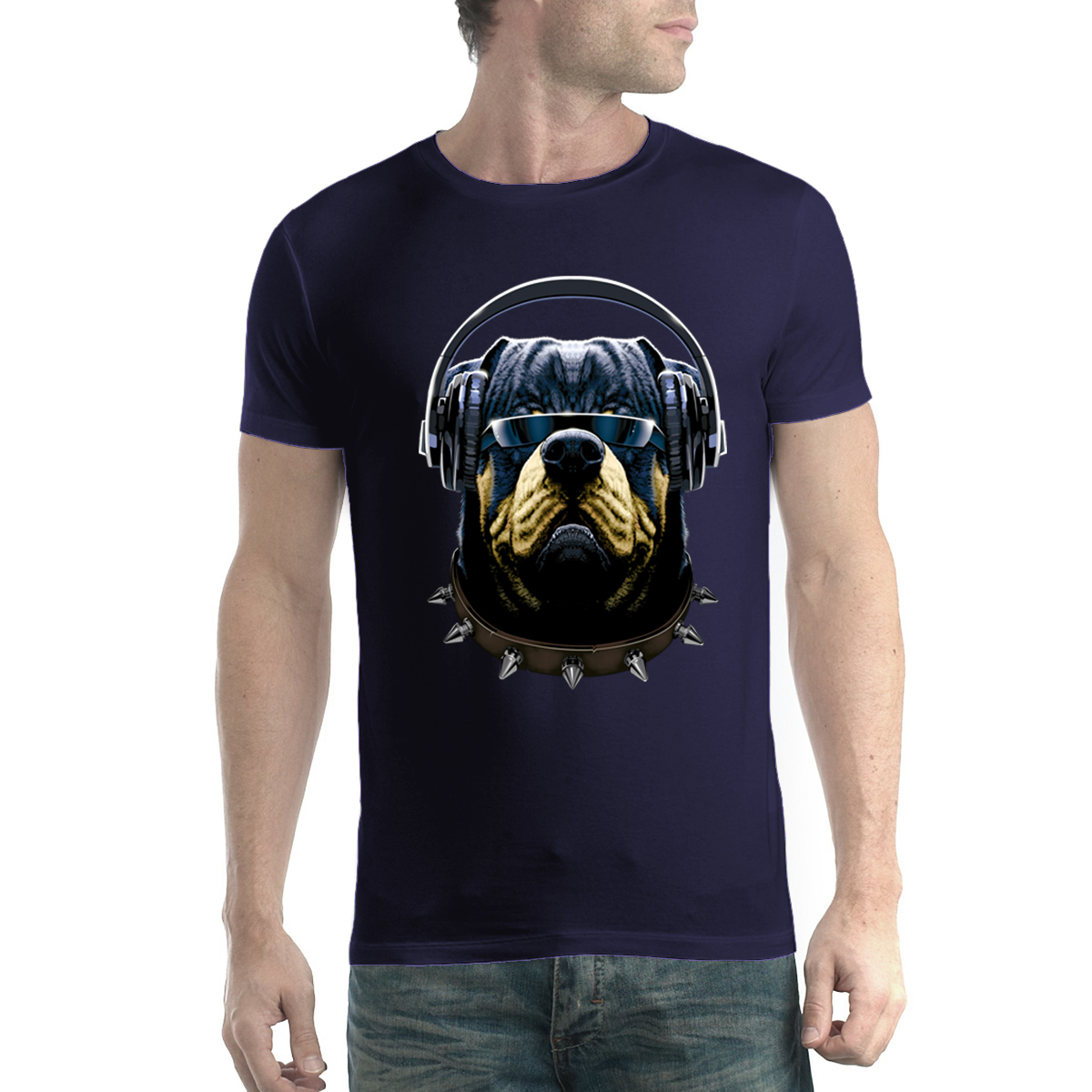 Hund Kopfhörer Tiere Cool Herren Tshirt XS5XL eBay