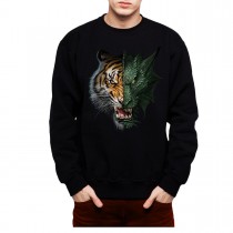 Dragon Tiger Mens Sweatshirt S-3XL