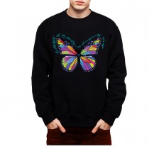 Butterfly Rainbow Mens Sweatshirt S-3XL