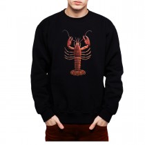 Lobster Krab Mens Sweatshirt S-3XL