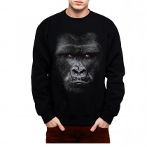 Gorilla Face Ape Mens Sweatshirt S-3XL