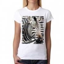 Zebra Wild Animals Women T-shirt M-3XL New