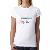 Shell Beach Summer Time Women T-shirt XS-3XL New