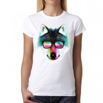 Wolf Summer Sunglasses Women T-shirt XS-3XL New