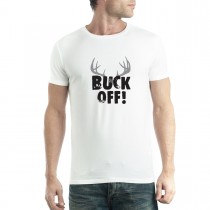 Moose Horns Buck Off Men T-shirt XS-5XL New