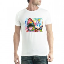 Shark Cubism Men T-shirt XS-5XL