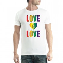 Love LGBT Gay Pride Mens T-shirt XS-5XL