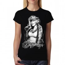 Marilyn Monroe Respect Gun Women T-shirt M-3XL New