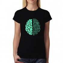 Electric Brain Genius Womens T-shirt XS-3XL