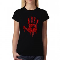 Hand of Zombies Blood Assault Womens T-shirt XS-3XL