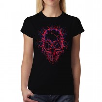 High Voltage Skull Women T-shirt XS-3XL