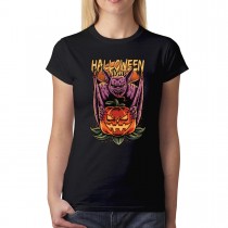 Halloween Bat Pumpkin Women's T-shirt