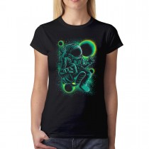 Astronaut Galaxy Planets Women's T-shirt