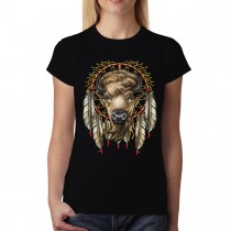 Buffalo Bison Womens T-shirt XS-3XL