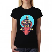 Monk Meditation Peace Womens T-shirt XS-3XL