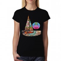 Sailboat Sailing Womens T-shirt XS-3XL