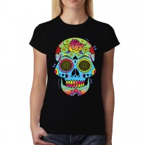 Sugar Skull Womens T-shirt XS-3XL