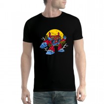Boombox Robot Nightlife Mens T-shirt XS-5XL
