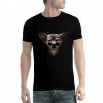 Chihuahua Glasses Men T-shirt XS-5XL New