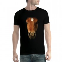 Horse Face Animals Men T-shirt XS-5XL New
