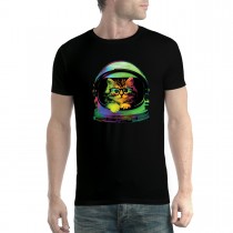 Space Cat Funny Men T-shirt XS-5XL