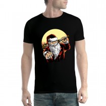 Santa Claus Gangster Mens T-shirt XS-5XL