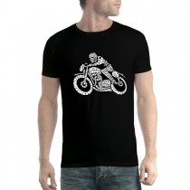 Motorbike Racer Classic Mens T-shirt XS-5XL