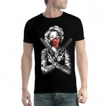 Marilyn Monroe Gangster Guns Tattoo Men T-shirt XS-5XL