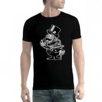 Gramophone Head Gentleman Tuxedo Men T-shirt XS-5XL New