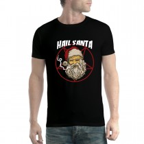 Hail Santa Christmas Mens T-shirt XS-5XL