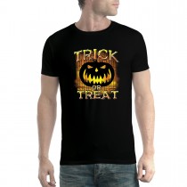 Trick or Treat Halloween Pumpkin Mens T-shirt XS-5XL