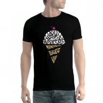 Ice Cream Sweets Chocolate Mens T-shirt XS-5XL