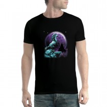 Unicorn Purple Moon Mens T-shirt XS-5XL