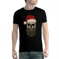 Santa Claus Skull Mens T-shirt XS-5XL
