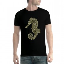 Seahorse Coral Reef Mens T-shirt XS-5XL