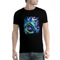 Shark Galaxy Solar System Mens T-shirt XS-5XL