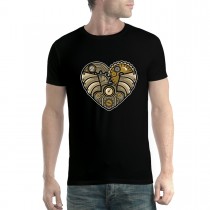 Steampunk Heart Mens T-shirt XS-5XL