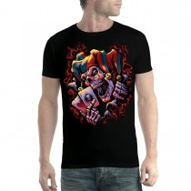 Joker Skull Cards Clown Men T-shirt XS-5XL New