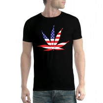 American Pot Leaf Weed Cannabis Men T-shirt XS-5XL New