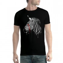 Zebra Crying Blood Mens T-shirt XS-5XL