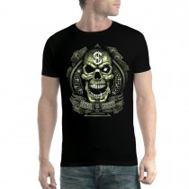 Diamond Skull Gangster Money Men T-shirt XS-5XL New