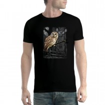 Owl Full Moon Men T-shirt XS-5XL New