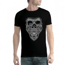 Bandana Skull Mens T-shirt XS-5XL