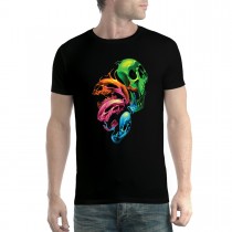 Colourful Skulls Mens T-shirt XS-5XL