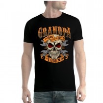 Grandpa Skull Mens T-shirt XS-5XL