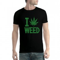 Weed Heart Marijuana Men T-shirt XS-5XL