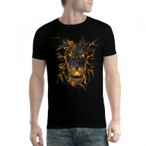 Lion Fire Power Mens T-shirt XS-5XL