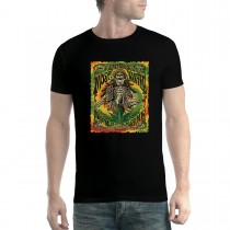 Skeleton Bong Marijuana Dreadlocks Men T-shirt XS-5XL