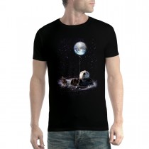 Otter Space Galaxy Earth Mens T-shirt XS-5XL